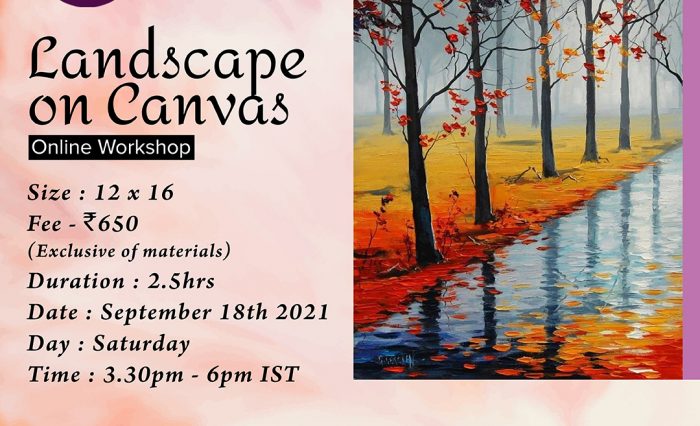 Landscape on canvas Sept 18-01