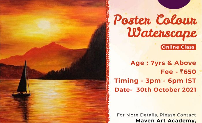 Poster colour - water Scape-01