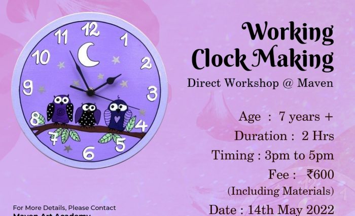 Clock Making workshop