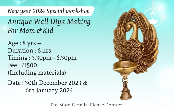 Antique Diya wall making