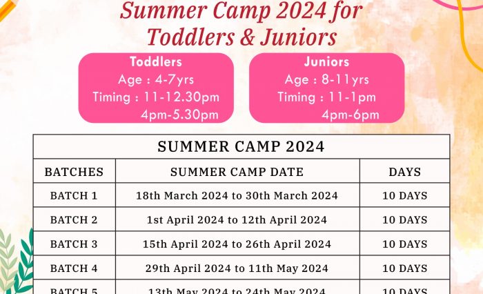 Summer camp for toddler and juniors edited