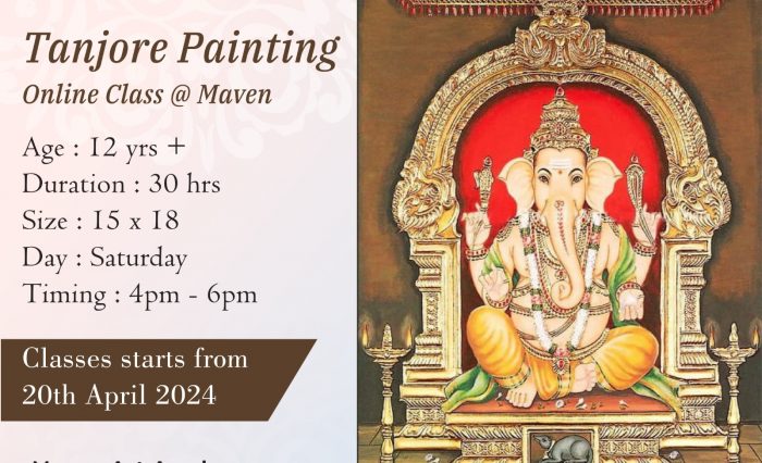 tanjore painting online batch 4